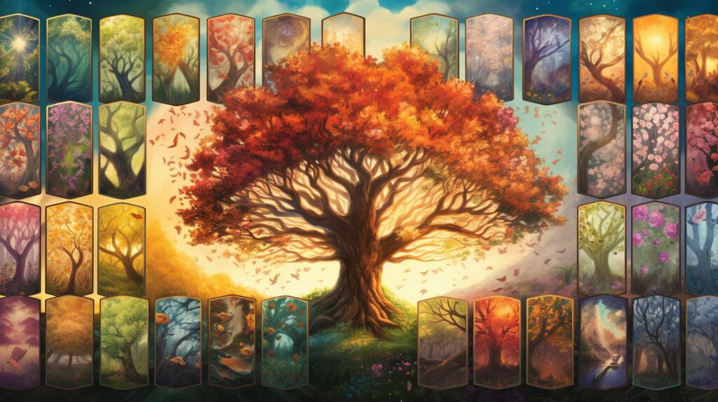 Visualizing Tarot Cards for Personal Growth